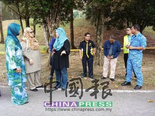 夠力!教育部訓練學院發生嚴重山崩,整條路都不見了!