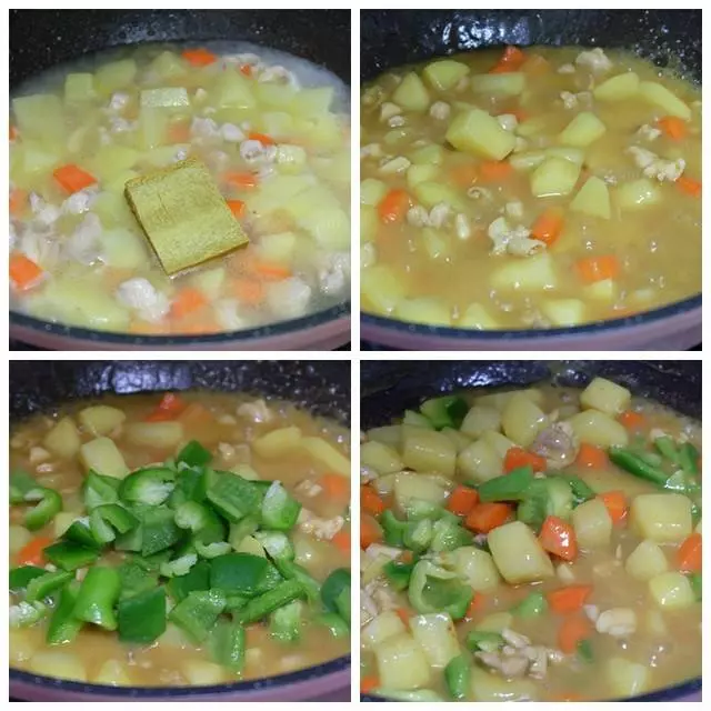 【土豆雞肉咖喱飯+番茄蛋花湯】讓孩子們吃得乾乾淨淨還會舔盤子