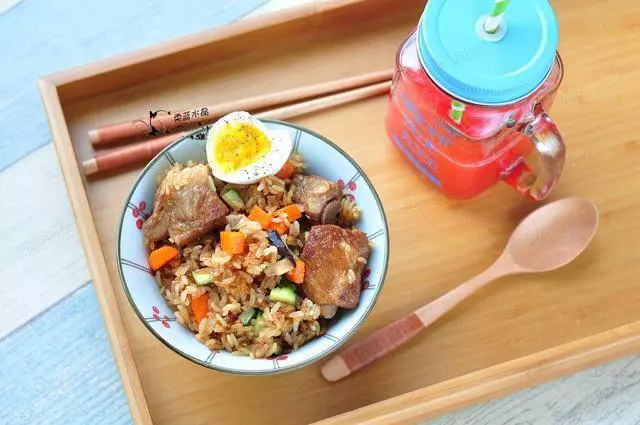 營養美味的排骨飯,一個電飯煲搞定