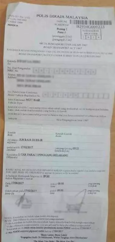 大馬交警又出麻煩!緊抓后座乘客,不再是只罰款,直接給你開saman!!只有三種情況不受限制!
