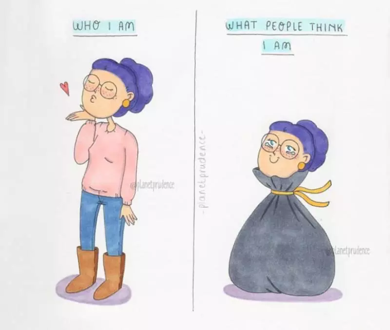 18張女生「幻想 VS 現實」的差異插畫 女網友直呼:這根本就是我啊