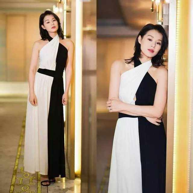 39歲胡杏兒換了一款髮型,身穿一字肩黃裙,瞬間嫩回少女樣,驚艷十足…