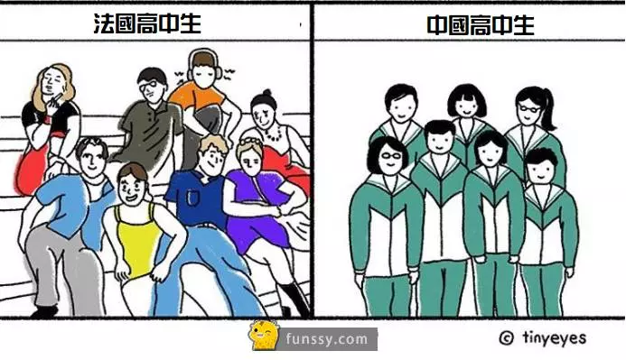 10張中西文化差異的趣味漫畫