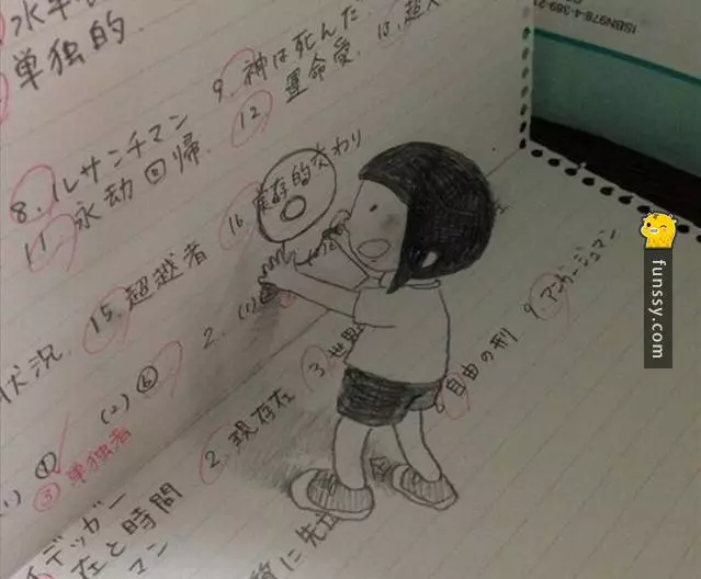 28張告訴你日本學生的腦洞不要學的超狂課本塗鴉 #2這個心肺復甦術是要救人還是殺人啊