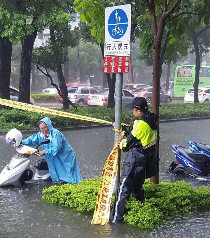 豪雨擾台台中等6縣市24日停班停課情況看這裡