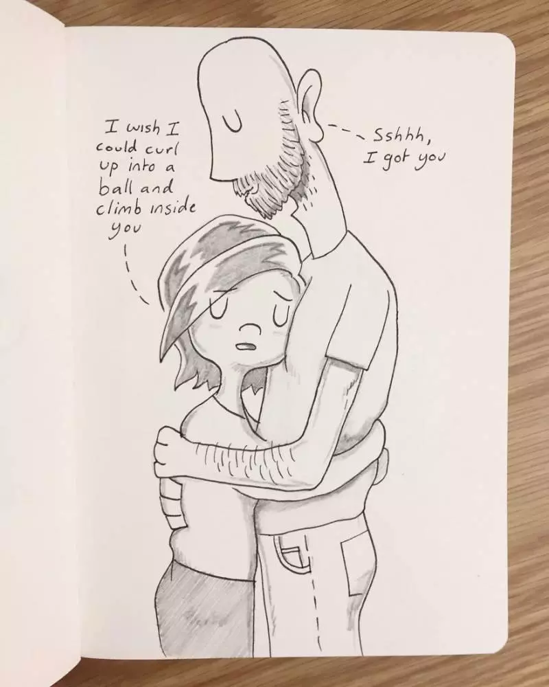 #25張「平凡也可以很浪漫」的另類情侶插畫看懂了讓你們更甜蜜