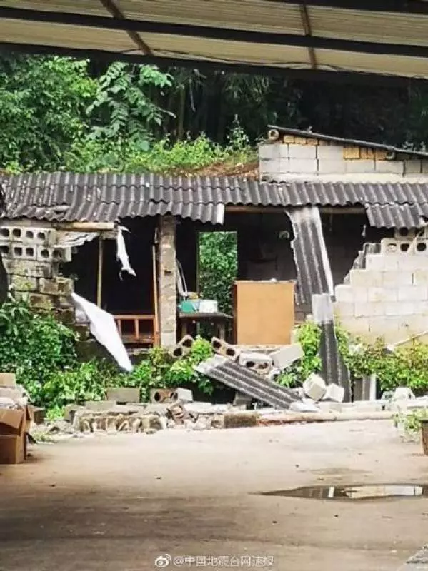 中國雲南墨江 59級地震