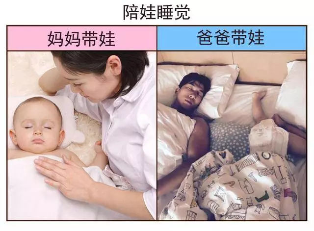 媽媽帶娃VS爸爸帶娃的區別,看完我笑出了豬叫聲