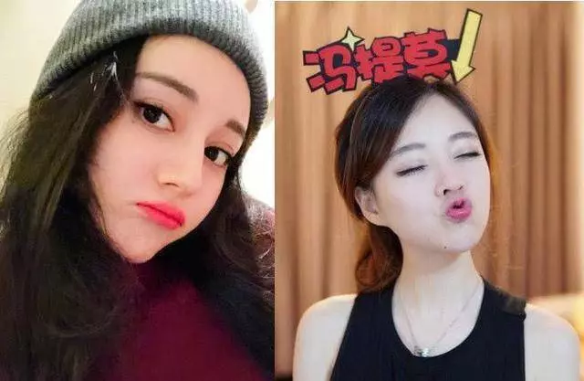 馮提莫與迪麗熱巴穿同樣的黑色一字肩裙,乾瘦和苗條真不一樣