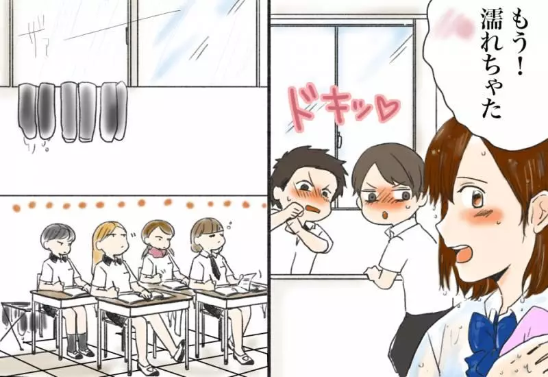 6張讓女生原形畢露的「女校VS合校」爆笑對比#5上課打瞌睡「有男生在就是不一樣」