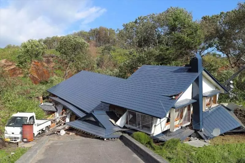 北海道67級地震 引發土崩 1死110人受傷