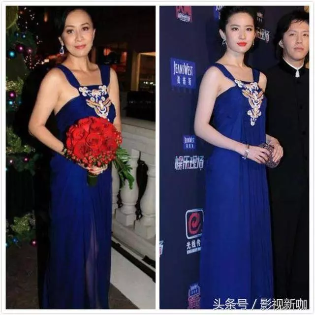 52歲劉嘉玲撞衫30歲劉亦菲!兩人明明相差22歲,沒想到劉亦菲居然直接被秒成渣!網友:神仙姐姐仙氣盡失了!