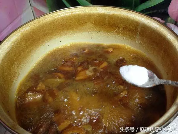 天熱也想吃肉,來點這樣的肉,五花肉和腐竹一起燒,那叫一個好吃