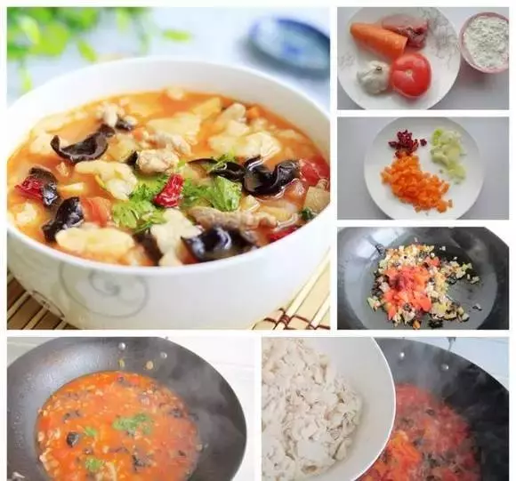 酸酸麻麻的開胃菜,酸辣疙瘩湯~