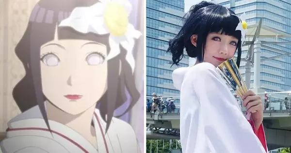 中國 Coser 在日本 C92 重現《火影忍者》雛田新娘裝,第3 認不出來是誰、第4 一秒變雛田!