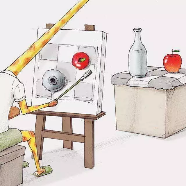 28張正中紅心戳爛笑點的「腦洞大開插畫」,「長頸鹿絲襪套頭」跟「超忙CPR」也太鬧了啦XDDDD