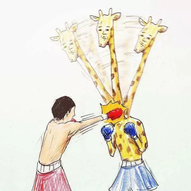 28張正中紅心戳爛笑點的「腦洞大開插畫」,「長頸鹿絲襪套頭」跟「超忙CPR」也太鬧了啦XDDDD
