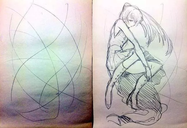 神仙畫師們的10條線的構圖大挑戰,你能畫出什麼樣的圖呢?