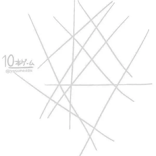 神仙畫師們的10條線的構圖大挑戰,你能畫出什麼樣的圖呢?
