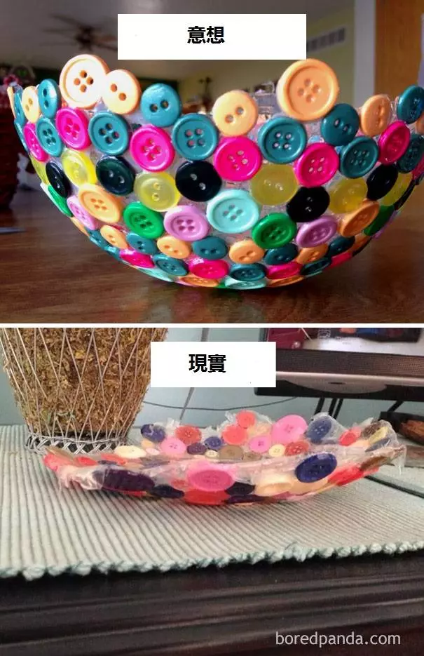 12個讓我笑噴「意想中VS現實中」的超失敗DIY作品,#3 就算用一千顆蛋也不會成功刻出來