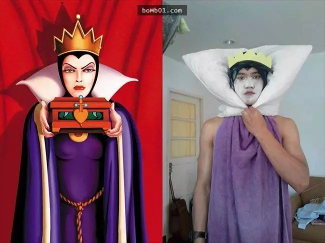 19個只是花了一點錢就讓網友們按下分享爆紅的「超低成本Cosplay神人」 ▼18 下次我去迪士尼樂園的時候一定會有陰影