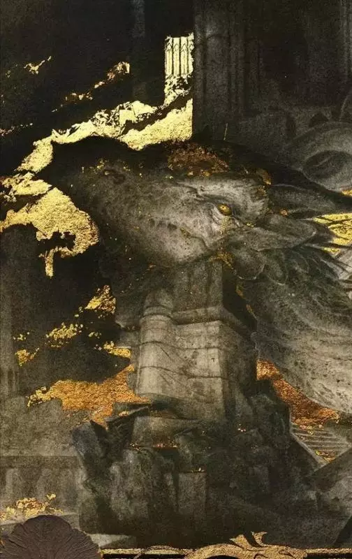 他用24K純金作畫,構建的魔幻世界碾壓電視特效,網友:果然藝術是靠錢堆出來的