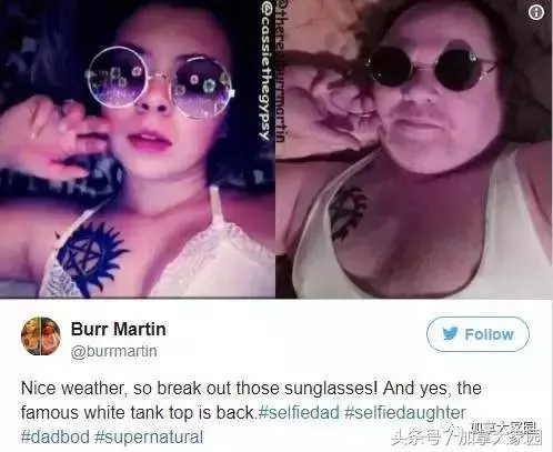 不滿女兒性感自拍太多,爸爸模仿拍攝大反擊結果兩父女一夜之間紅爆網絡
