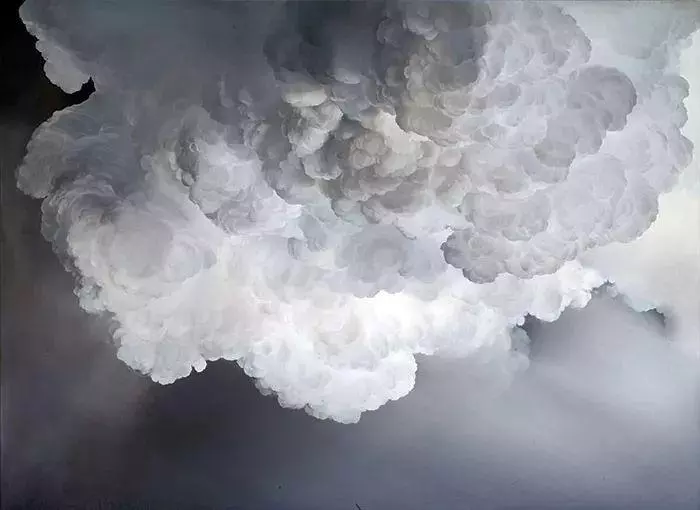 一朵雲畫10年,34歲宅男把雲畫活了,每一幅色彩都無比驚艷