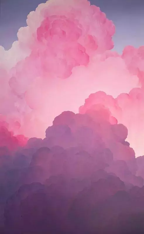 一朵雲畫10年,34歲宅男把雲畫活了,每一幅色彩都無比驚艷