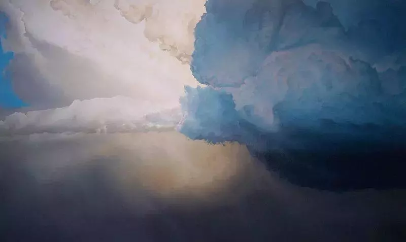 一朵雲畫10年,34歲宅男把雲畫活了,每一幅色彩都無比驚艷