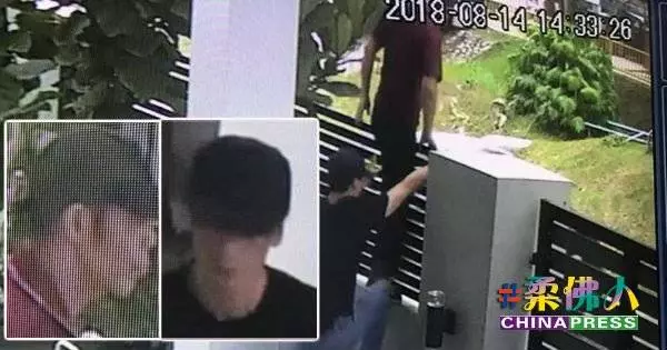 圖破門行竊觸動警鈴 2男子落荒而逃