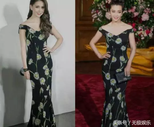 昆凌和李冰冰撞衫,趙麗穎謝娜撞衫,唐嫣鄭爽撞衫,都沒這對尷尬