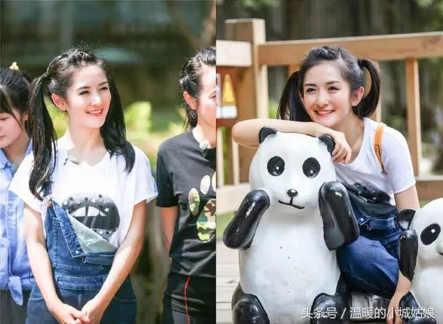 女星雙馬尾造型,楊穎像鄰家女孩,謝娜年輕10歲,趙麗穎萌到我了