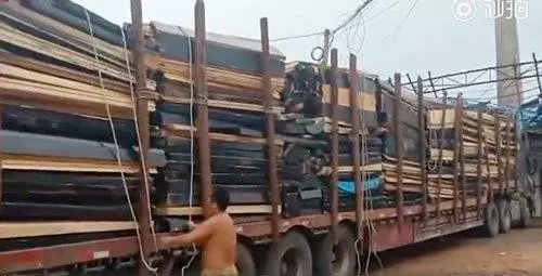 棺材板做家俬 黑心商人從中牟利
