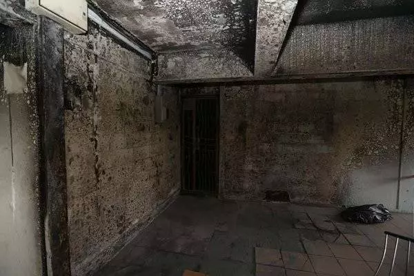 阿窿跑腿放火燒組屋 父女危站6樓窗沿求救