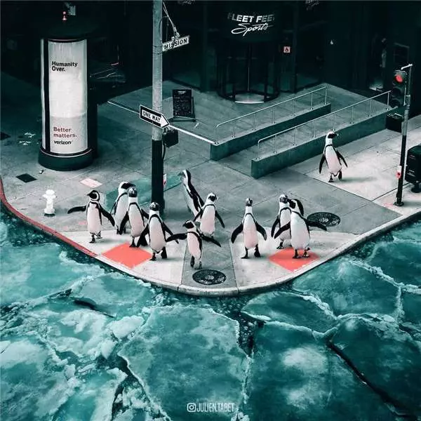 希望會成真的「魔幻動物世界」 法國藝術家靠PS實現腦子裡的想像 - PageCup