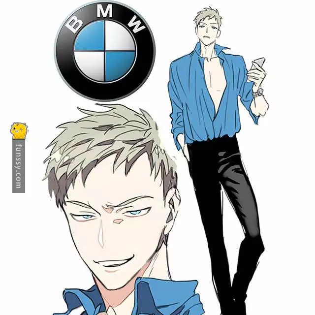 這個插畫家把16個汽車品牌「擬人化」 #11勞斯萊斯也太貴氣了吧