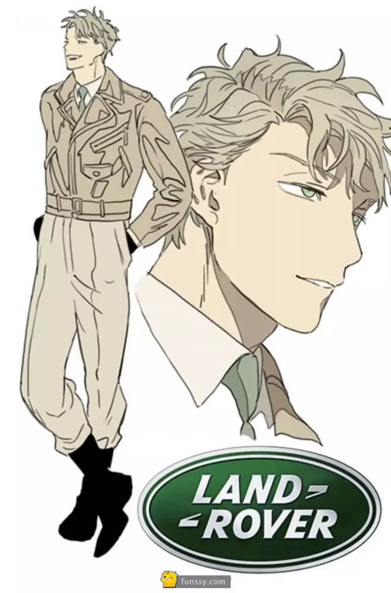這個插畫家把16個汽車品牌「擬人化」 #11勞斯萊斯也太貴氣了吧