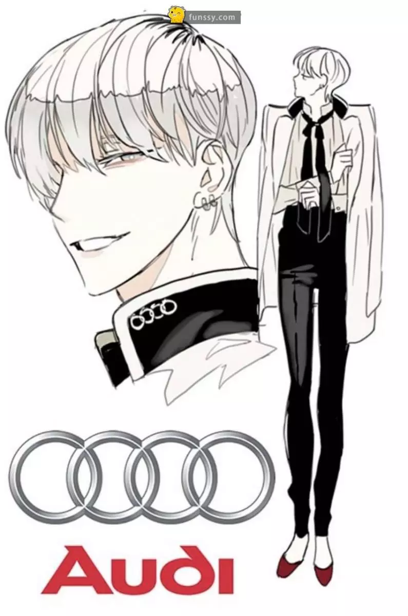 這個插畫家把16個汽車品牌「擬人化」 #11勞斯萊斯也太貴氣了吧