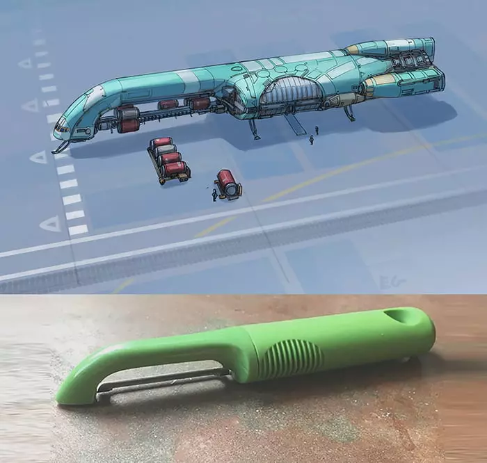 不起眼的生活物品通通變「宇宙飛船」 神人設計師的幻想作品帥斃了