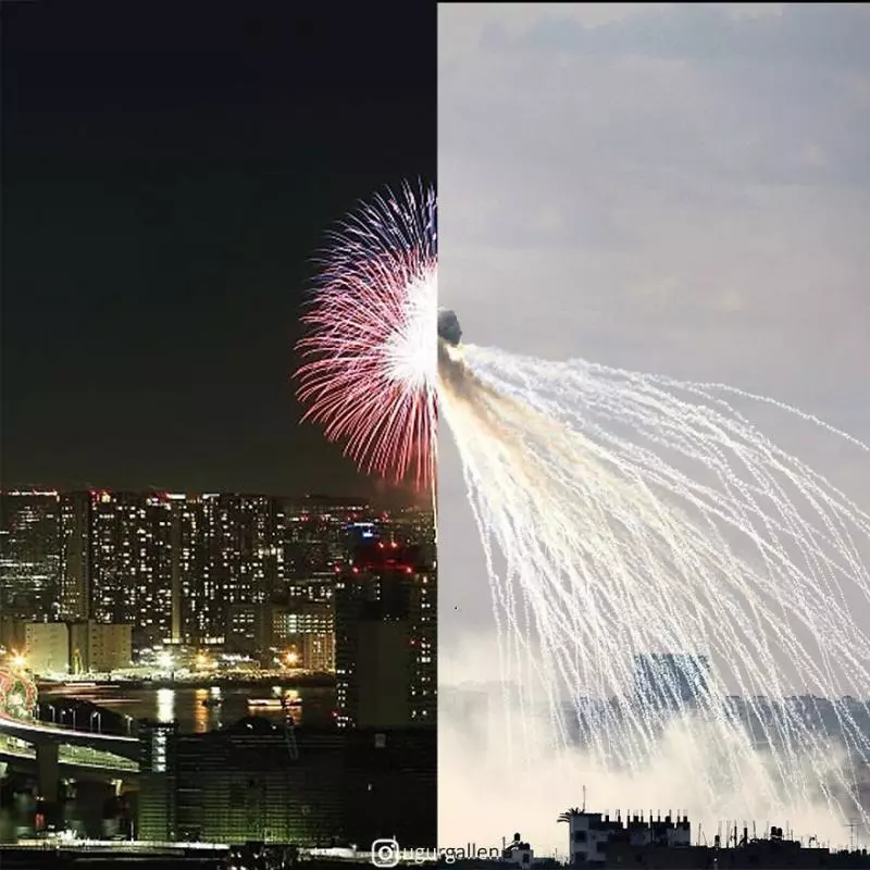 PS大神將「2個不同的世界」做成對比圖 第一張就讓大家忍不住眼淚