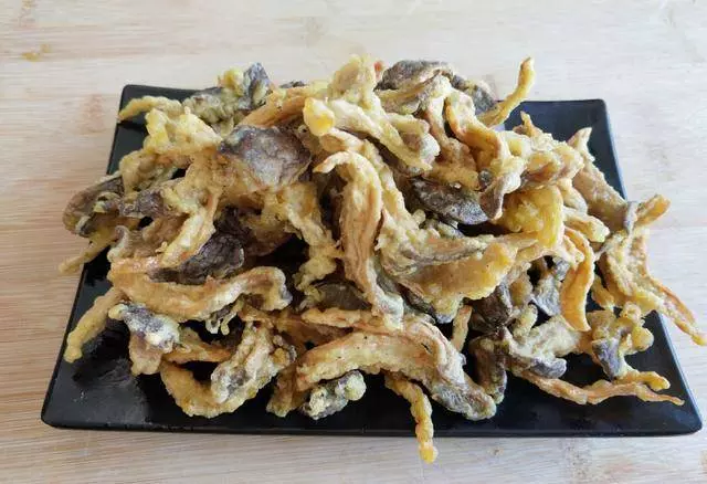 街上賣的炸蘑菇,在家做更好吃,真材實料更營養,美味簡單好方便