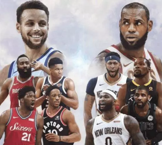 看一下美國球迷票最新票選出的NBA球員排名吧和我們有何不同?