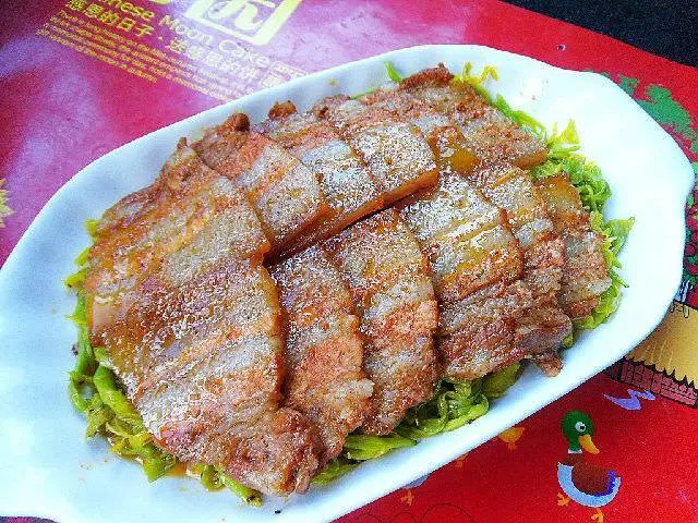 香煎五花肉:味道可香了無論下飯下酒都是一級棒非常美味的一道菜,收藏