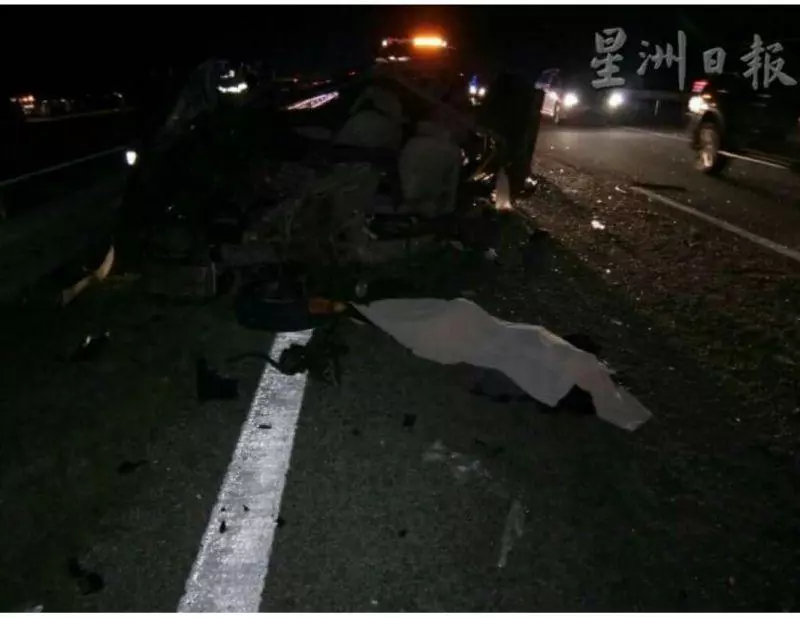 東海岸大道死亡車禍 4車連環撞2死3傷