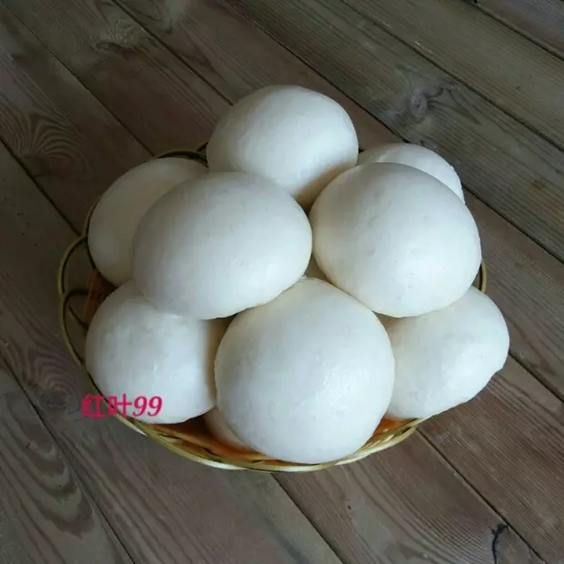 又白又香!軟綿綿*甜饅頭 (不同麵粉不同季節吸水量各有不同)