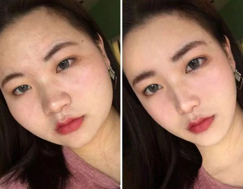 23張證明「普妹修修圖都能變女神」的對比圖