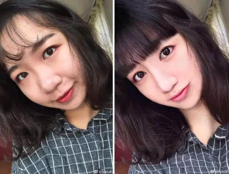 23張證明「普妹修修圖都能變女神」的對比圖