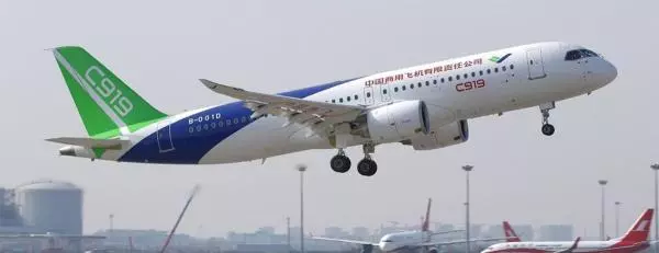 剛剛,「真正的C919」完成首飛!