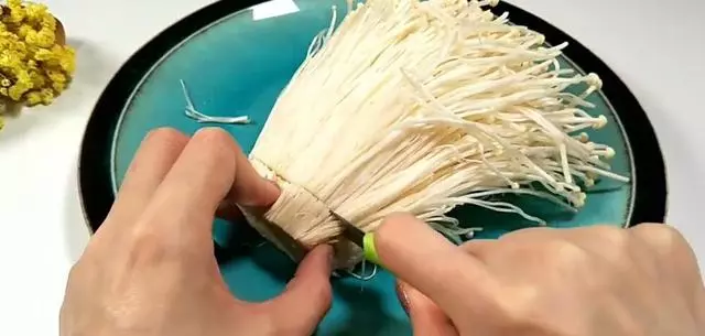 金針菇的根不要扔了,放在家裡還能長,不用每次花錢出去買